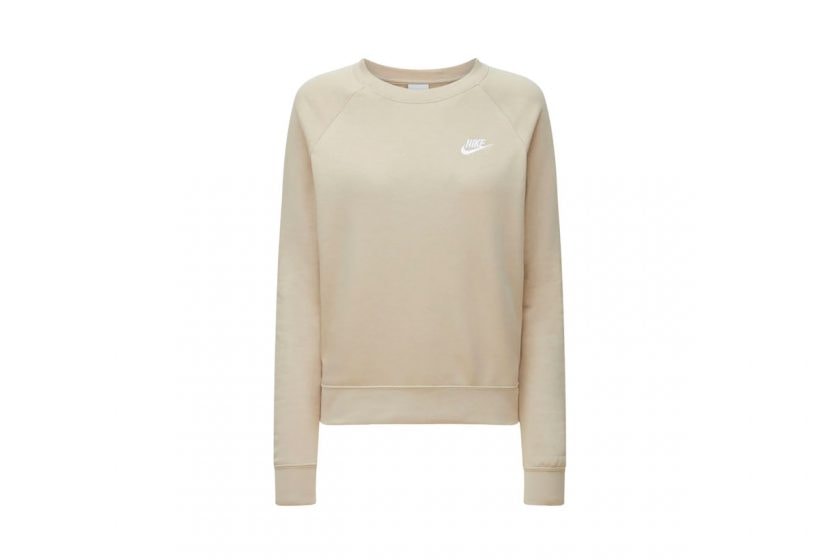 NIKE cotton sweatshirt hoodie sweatpants luisaviaroma nude color winter best