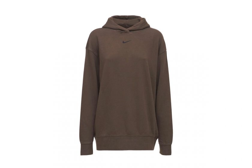 NIKE cotton sweatshirt hoodie sweatpants luisaviaroma nude color winter best