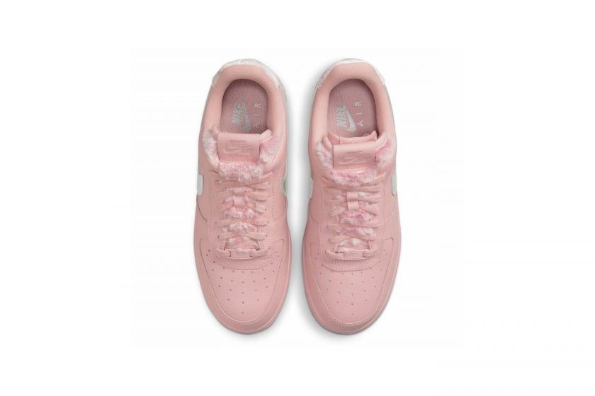 nike air force 1 pink furry sneakers new december 2021