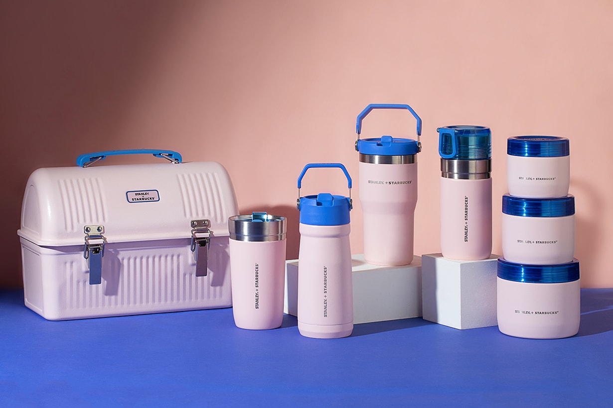 Stanley x Starbucks 2022 Pink Blue thermos bottle