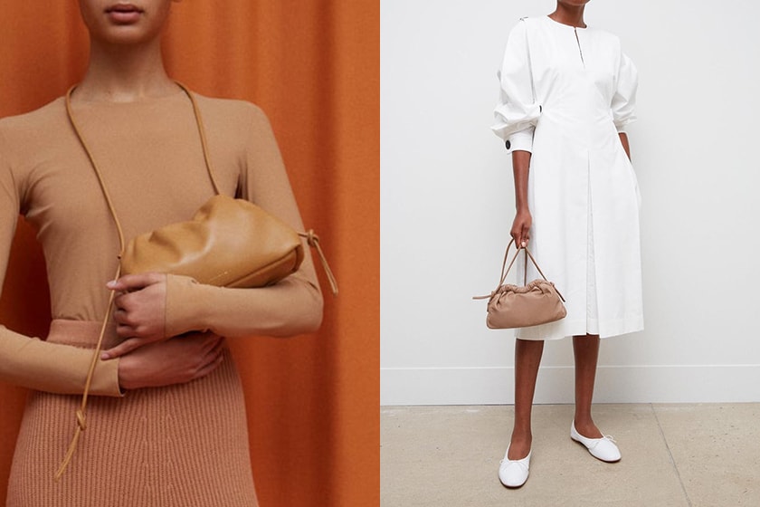 Mansur Gavriel Mini Cloud Clutch return in 15 colorways