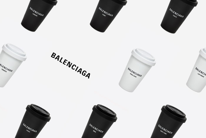 奢華生活小物：注入黑白質感，Balenciaga 為每個城市推出限定咖啡杯！