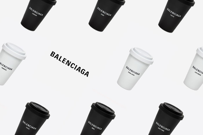 奢華生活小物:注入黑白質感,Balenciaga 為每個城市推出限定咖啡杯!