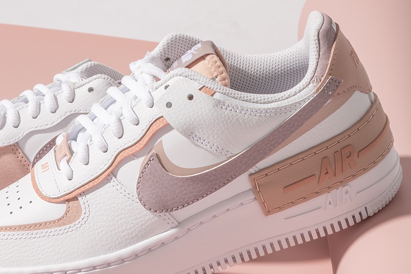 Nike Air Force 1 Shadow Pink Color 2022 Spring