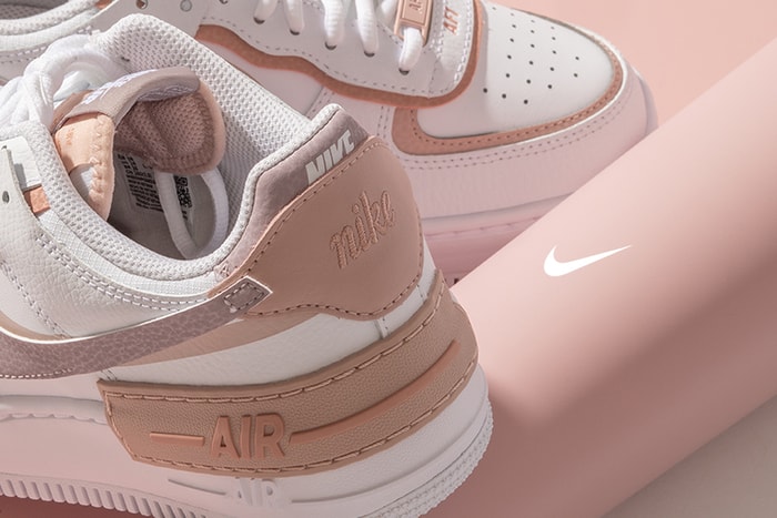 柔美層次堆疊:Nike 推出最適合春天的一雙 Air Force 1,讓女生都眼睛一亮!