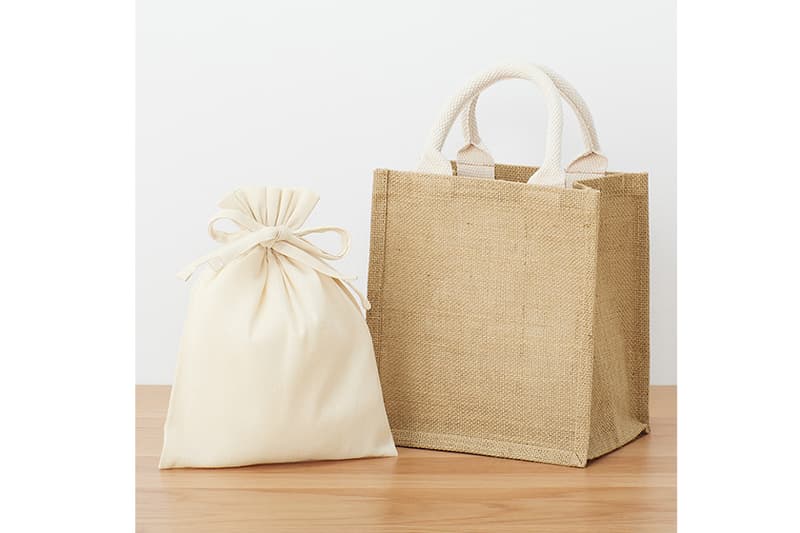 MUJI Jute Bag Tote Bag New Size A6