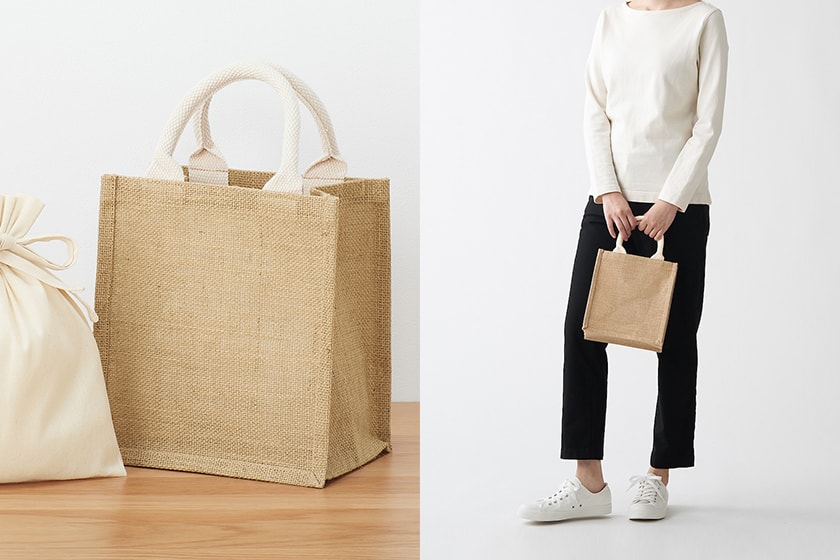 MUJI Jute Bag Tote Bag New Size A6