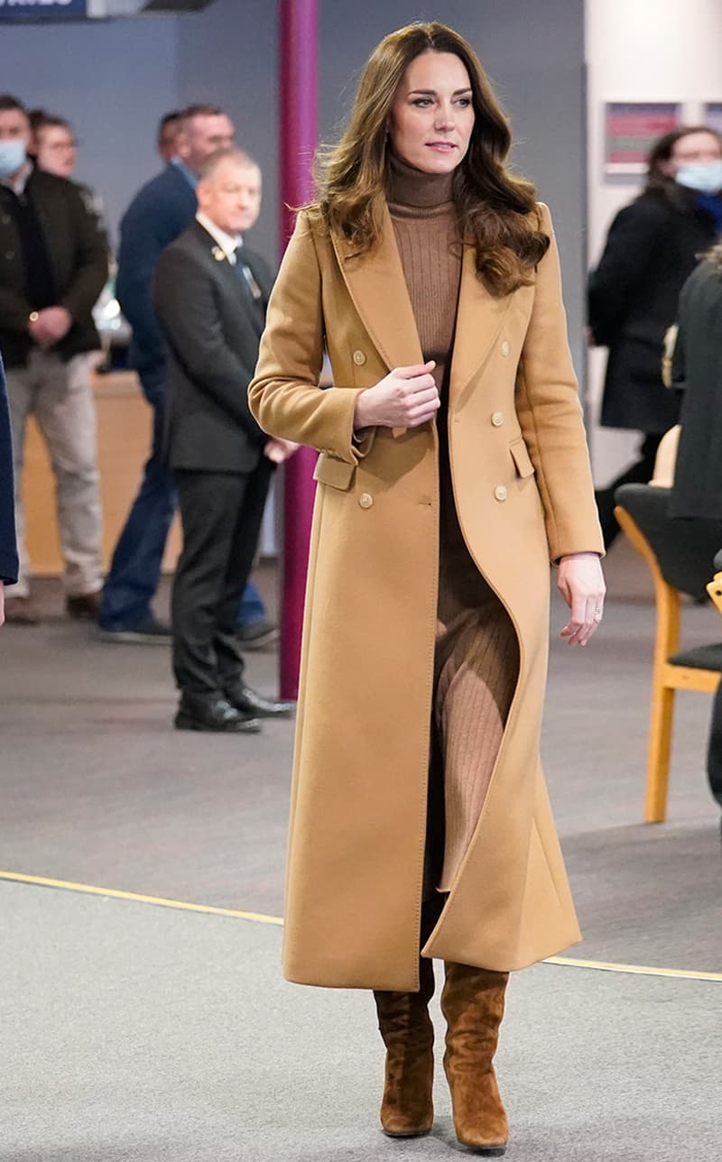 Kate Middleton Duchess of Cambridge winter Style Office Outfit