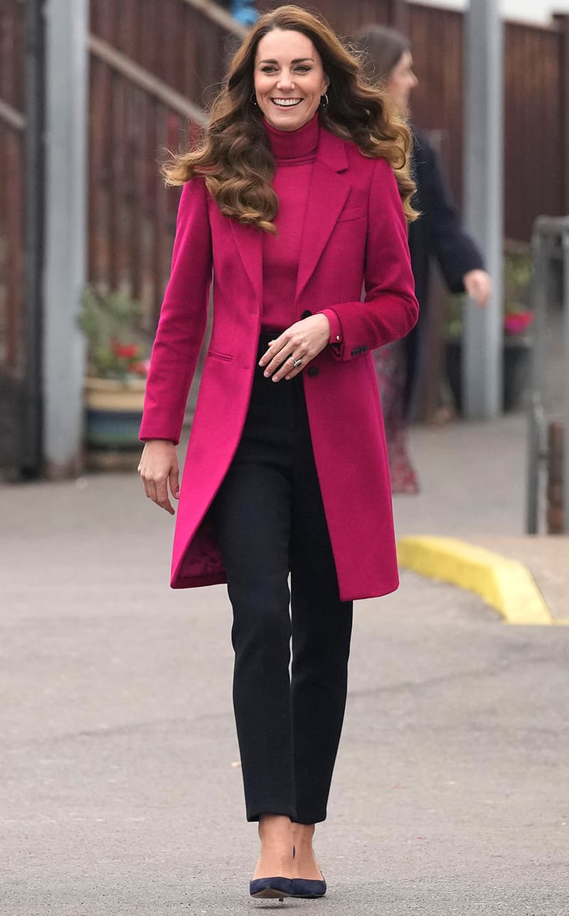 Kate Middleton Duchess of Cambridge winter Style Office Outfit