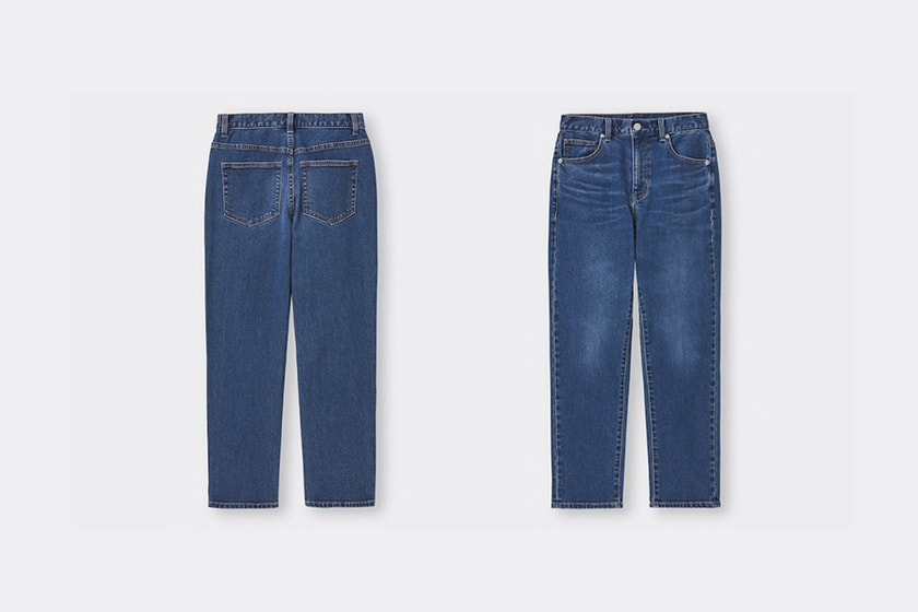 GU Slim tapered Cropped ankle jeans Japanese Girl