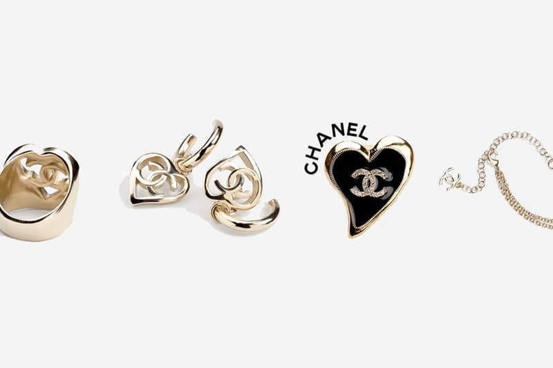 chanel 2022 ss pre collection heart shape fashion jewelry