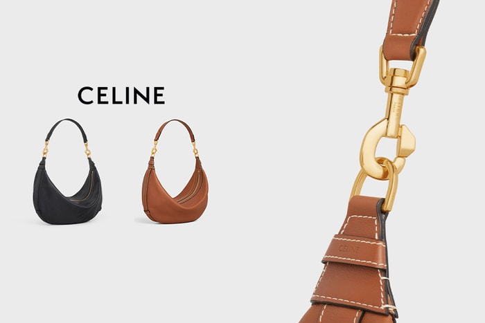 再令 Old Céline 迷瘋狂:Celine 全新半月手袋 Leandre Bag 散發 90s 簡約隨性美!