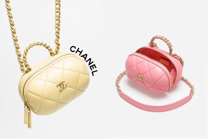 本季小皮件先鎖定:CHANEL 鏈子化妝包變身,可愛氣質兼具!