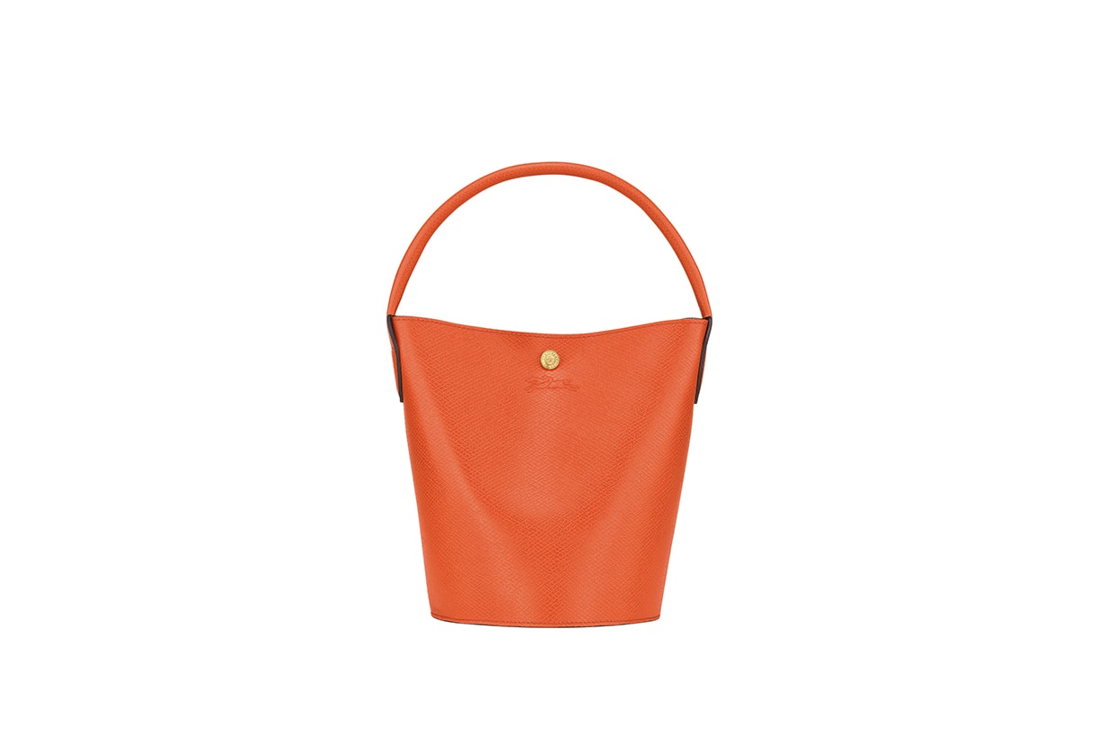 longchamp cuir de russie bucket bag