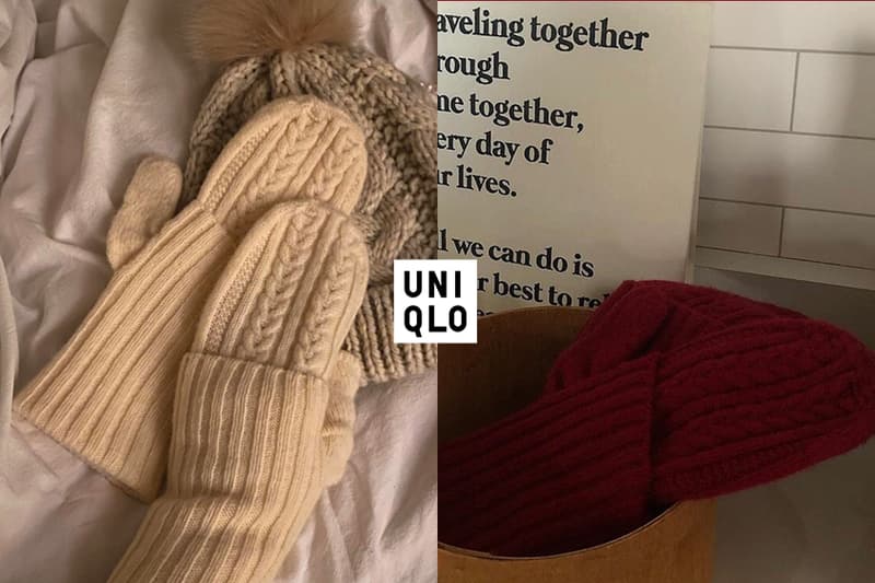 UNIQLO x Inès de la Fressange 2021 fw 3D Woven Gloves