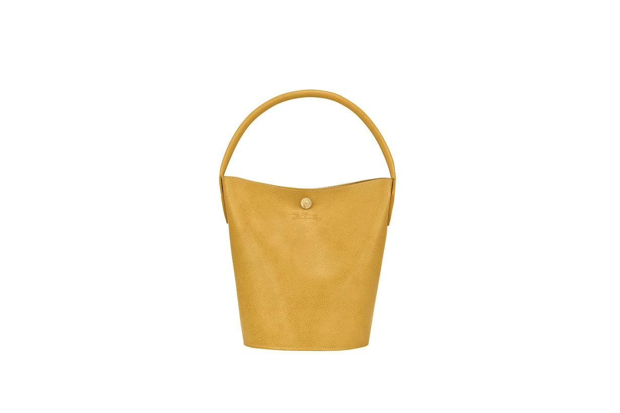 longchamp cuir de russie bucket bag