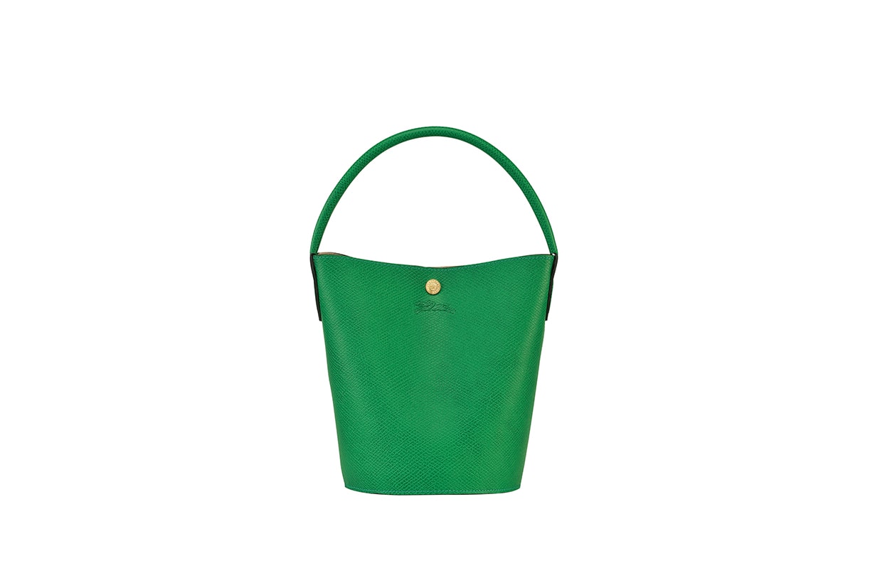 longchamp cuir de russie bucket bag