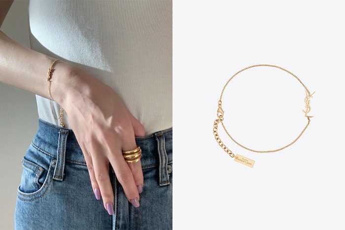 率性女生都要一條:Saint Laurent 極簡手鍊,俐落設計直搗內心!