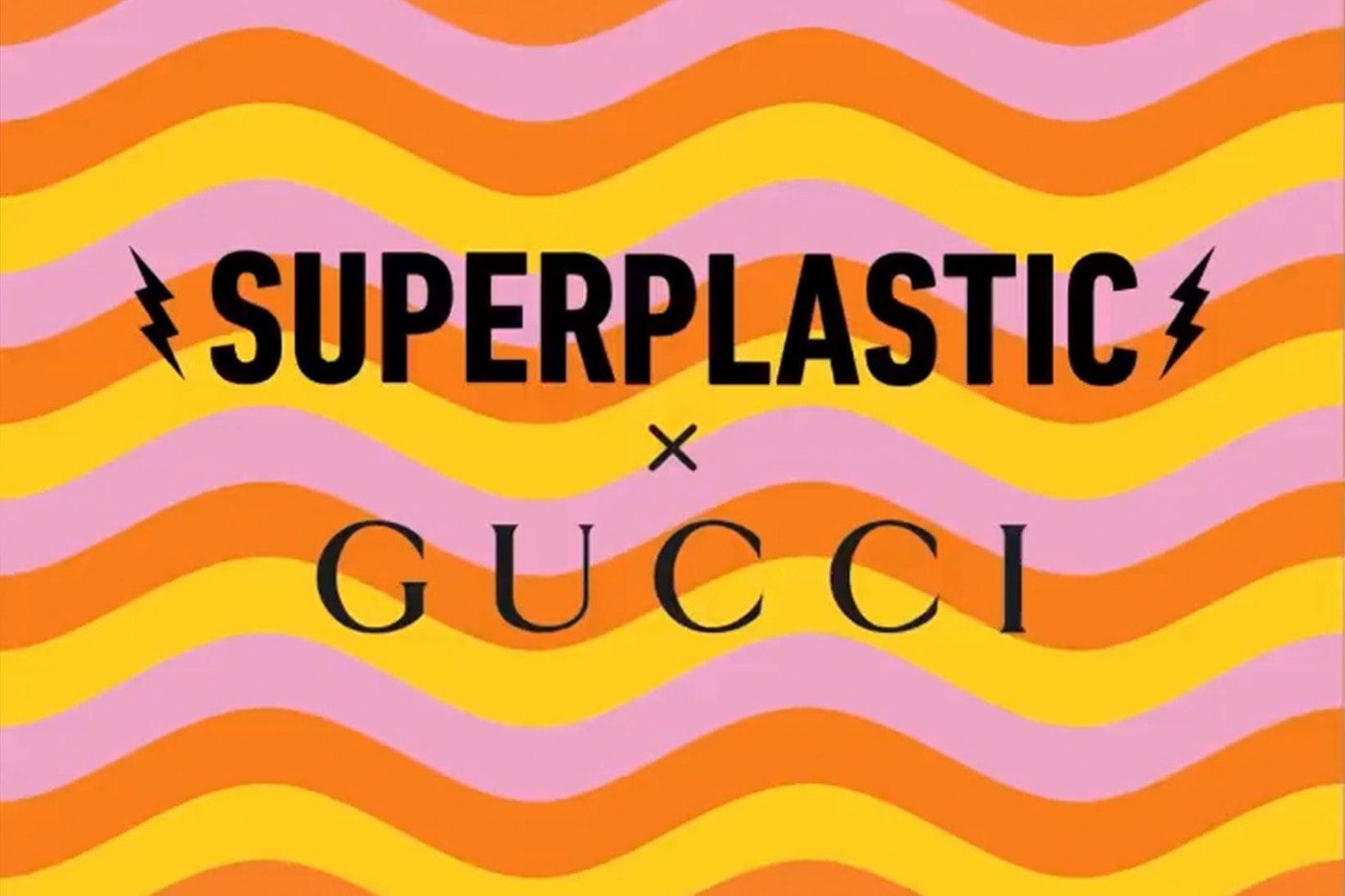 gucci superplastic collaboration announcement teaser collectible toys release