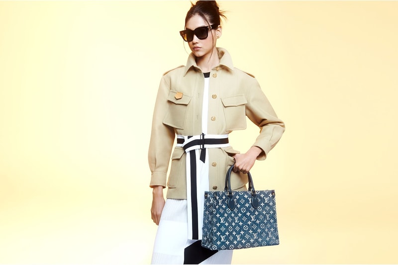 Louis vuitton denim monogram jacquard speedy onthego dauphine handbags collection 2022
