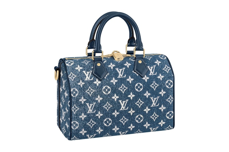 Louis vuitton denim monogram jacquard speedy onthego dauphine handbags collection 2022
