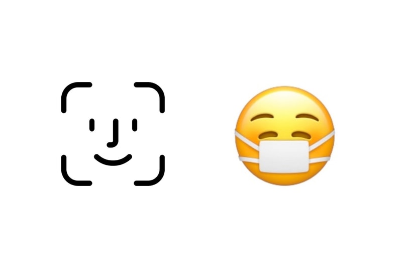 apple ios 15.4 face id mask Multiple devices combinations emoji beta test