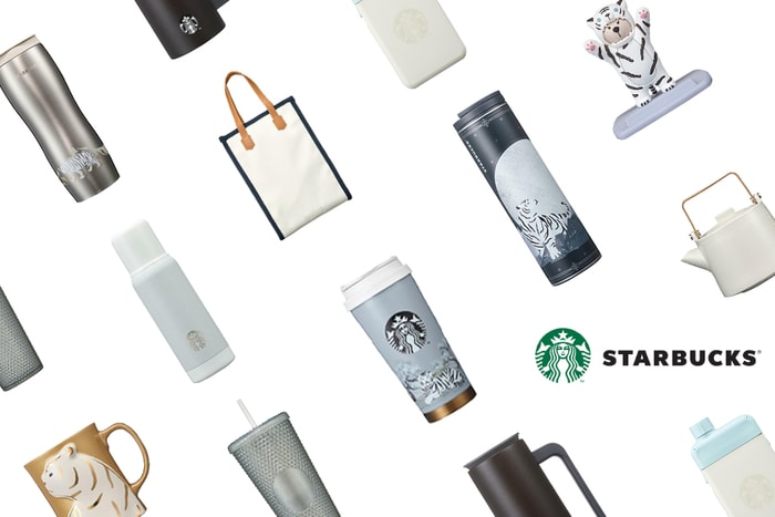 染上唯美灰藍:簡約布袋、日常杯...韓國 Starbucks 新年白虎系列矚目新品逐個看!