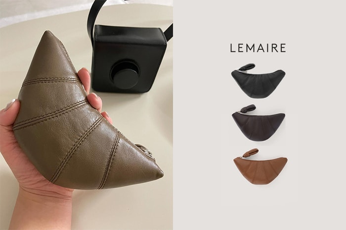低調熱賣：Lemaire 全新縮小版牛角包！可愛變身一手就能握住的極簡零錢包