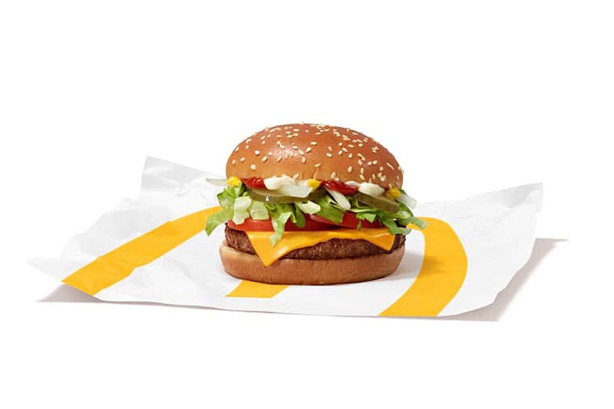 McDonalds mcplant Vegan Burger beyond Beyond Meat