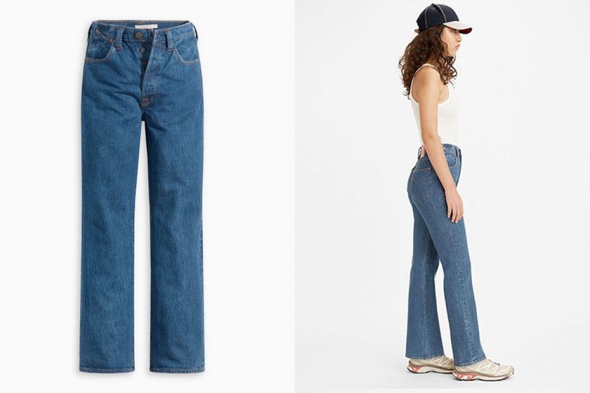 levi's red 2022 new jeans high loose Ribcage