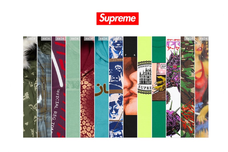 supreme 2021 fw sale discount official start