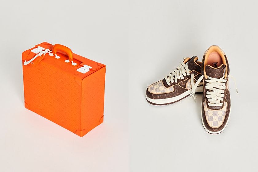 The Louis Vuitton and Nike Air Force 1 by Virgil Abloh sothebys Price