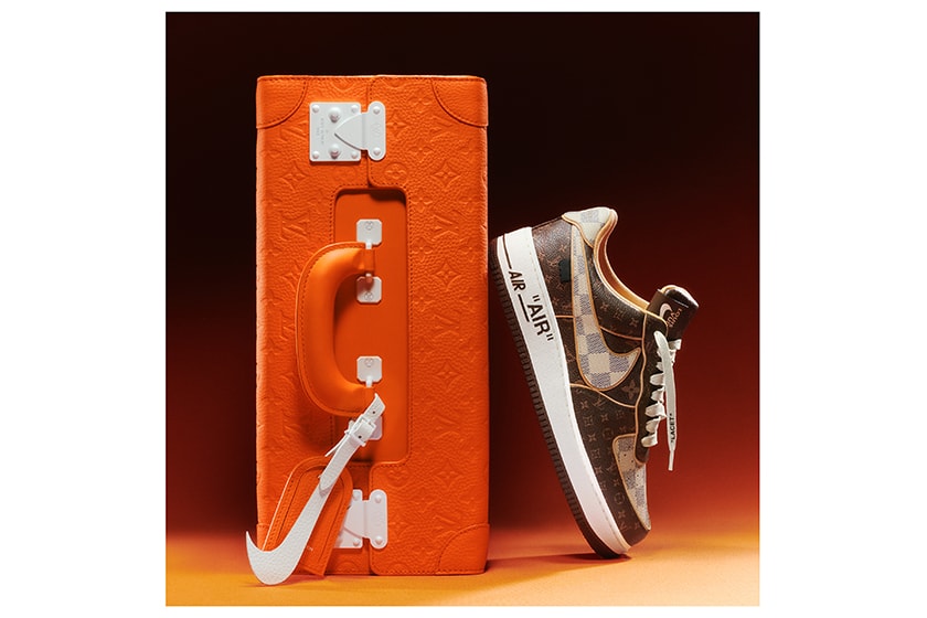 The Louis Vuitton and Nike Air Force 1 by Virgil Abloh sothebys Price
