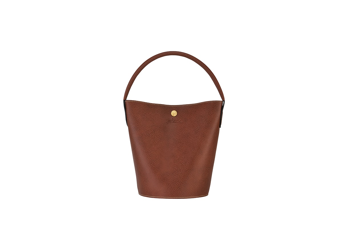 longchamp cuir de russie bucket bag