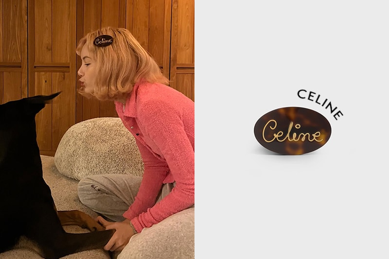 BLACKPINK Lisa New Hairstyle Celine Hair Clips 