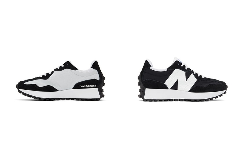 New Balance 327 ssense Black White Brown Grey Sneaker
