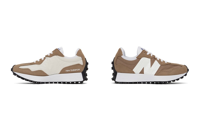 New Balance 327 ssense Black White Brown Grey Sneaker