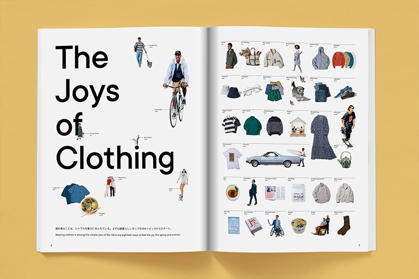 Uniqlo LifeWear magazine 2022 SS The Joys of Clothing