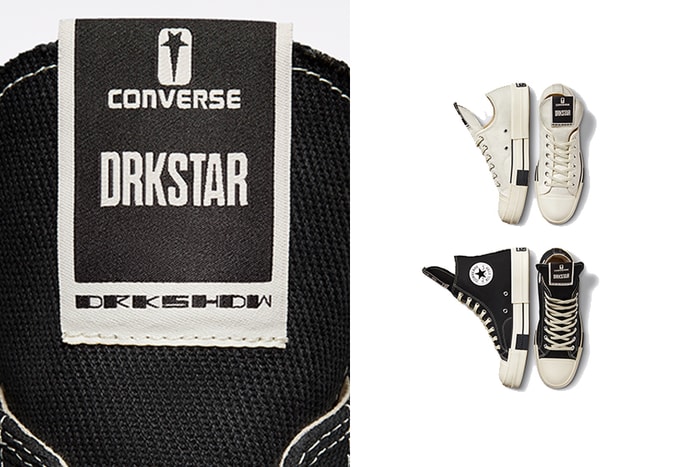 Converse x Rick Owens 再度聯名:巴黎時裝週上登場的 Chuck 70 終於推出!