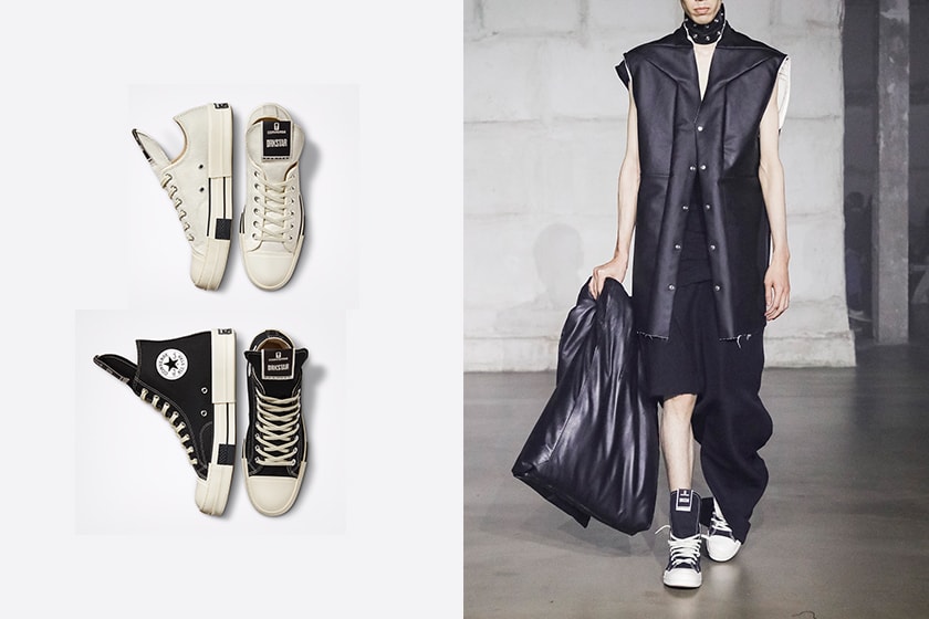 Converse X Rick Owens DRKSHDW Chuck Taylor 70