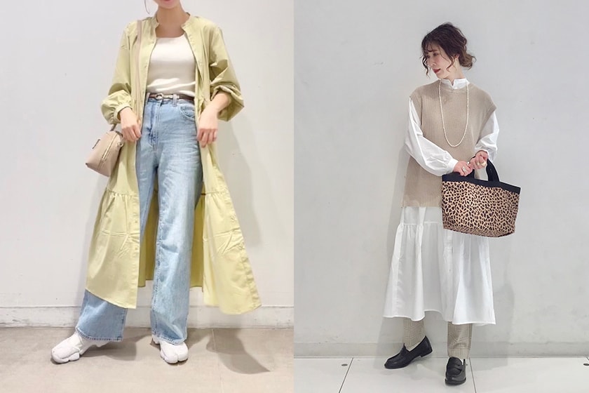 GU Tiered shirt dress 2022 ss Outfit Idea