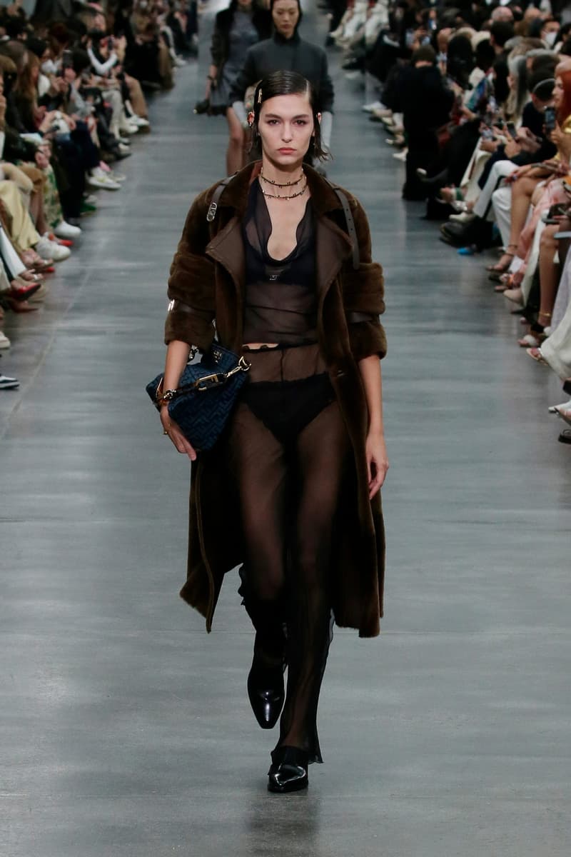 Fendi 2022 FW fashion show runway 