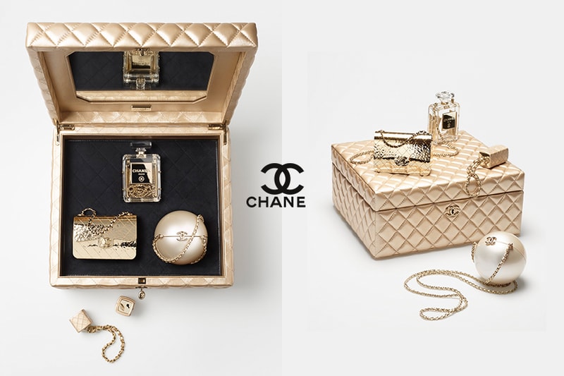 chanel set of 3 mini bags handbags