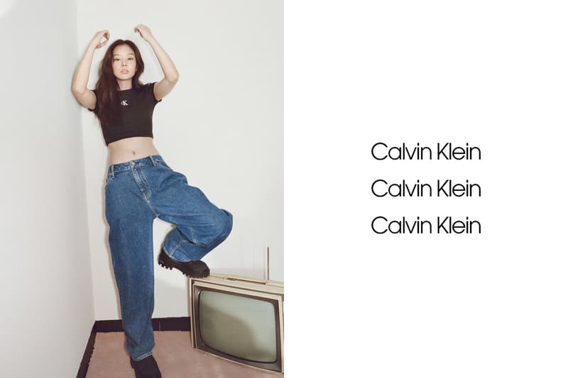 jennie calvin klein ck jeans straight 90s 2022 ss