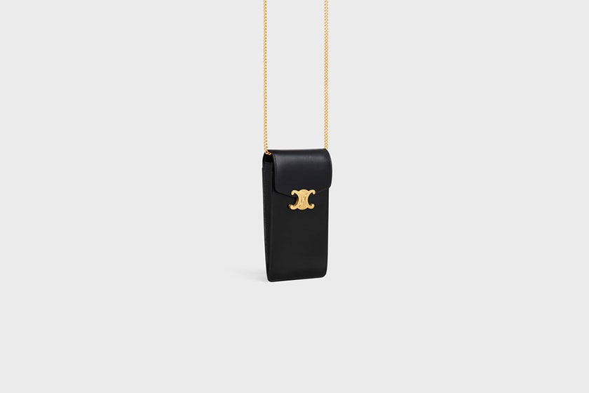 celine vertical phone pouch