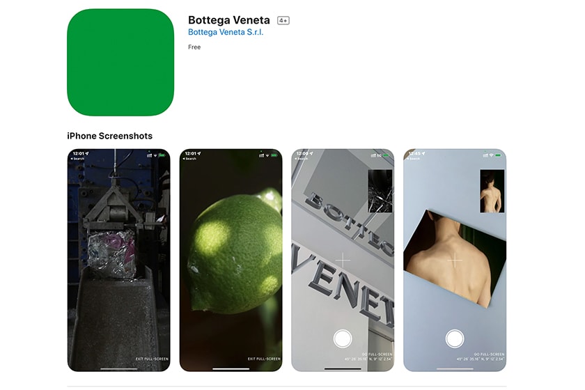 bottega veneta app matthieu blazy milan fashion week debut collection download release info