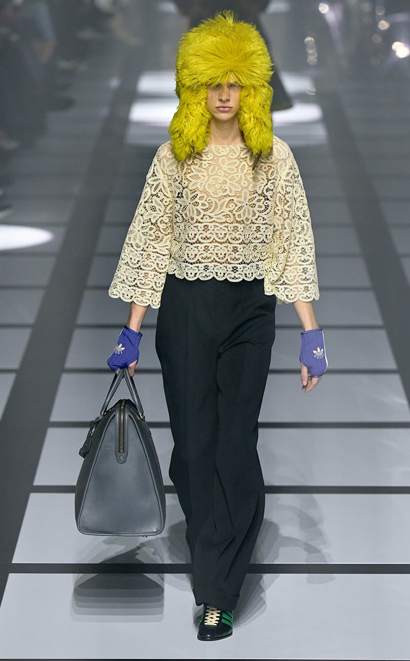 MFW Gucci 2022 fw adidas Collaboration Milan Fashion Week