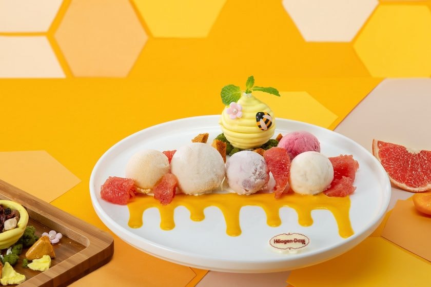 haagen daze honey peach ice cream limited flavor rose