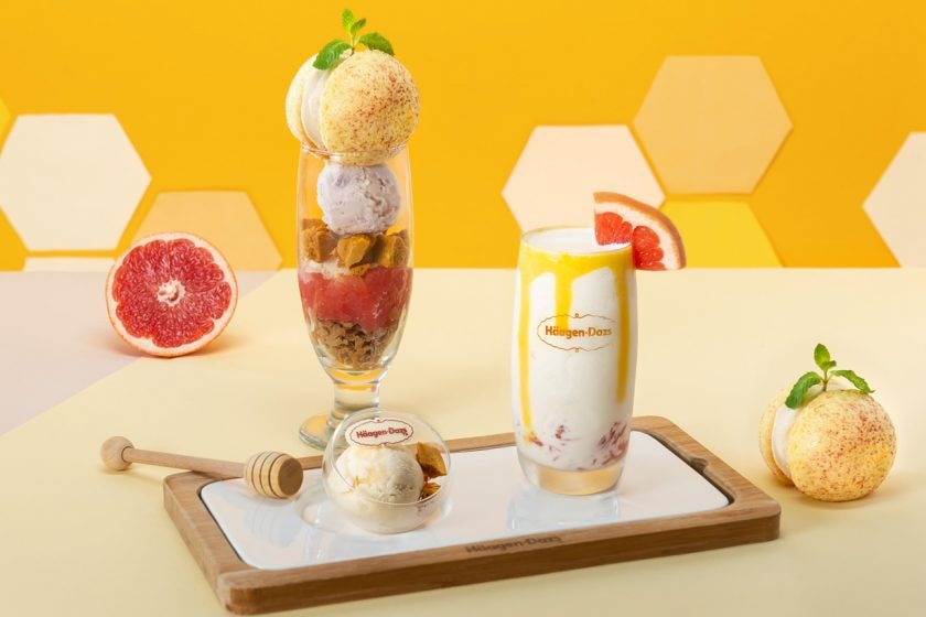 haagen daze honey peach ice cream limited flavor rose