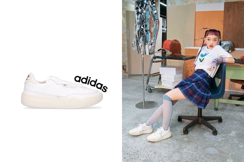 adidas originals new her court white sneakers 2022